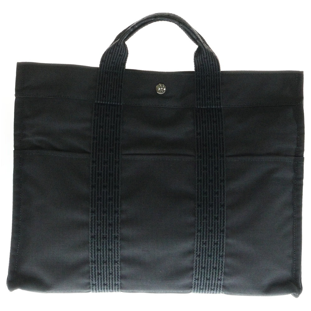 HERMES(エルメス) エルメス エールライン MM ハンドバッグ トートバッグ グレー キャンバス