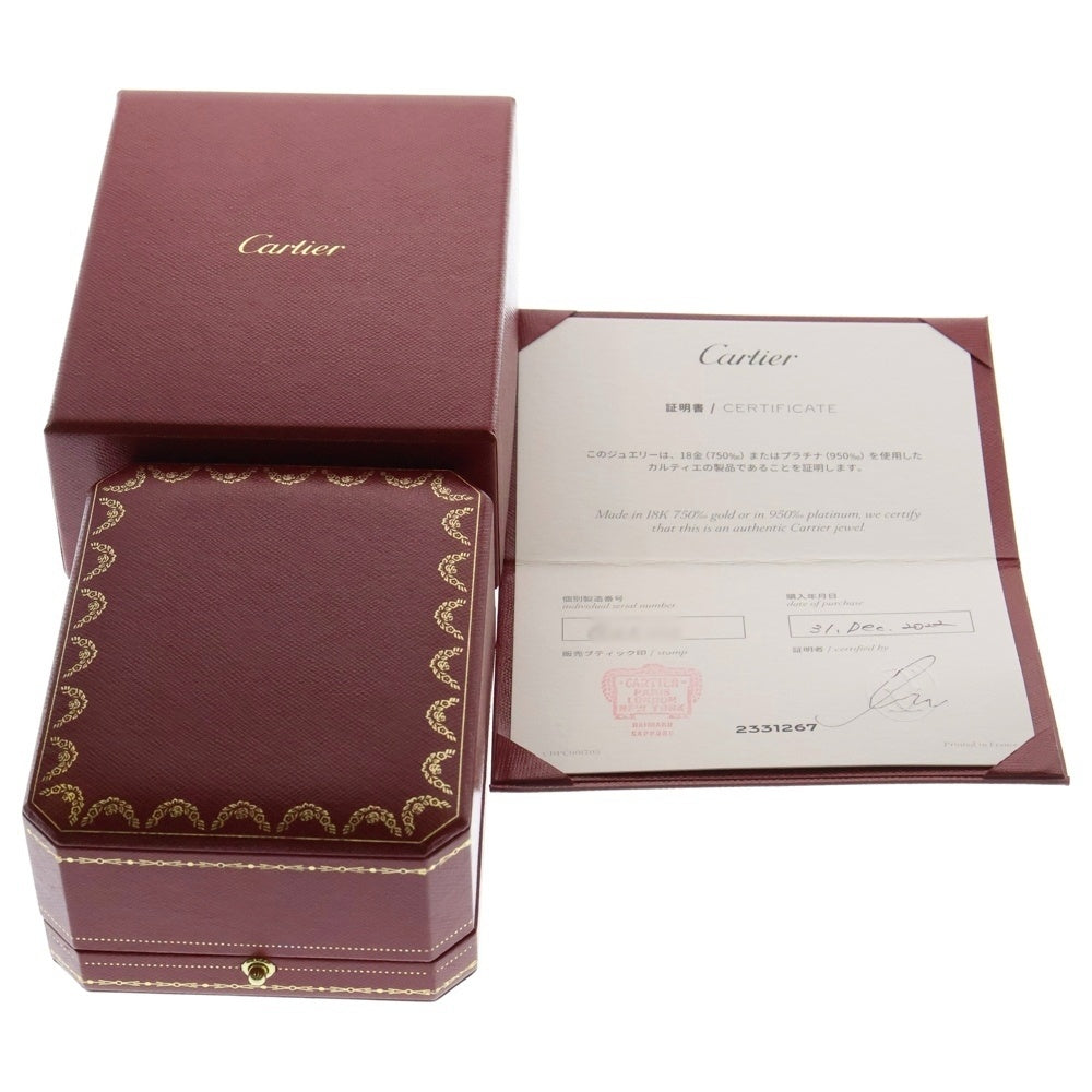 Cartier(カルティエ) ダムール 1PD ディアマン レジェ ダイヤピアス MM Au750 K18 ゴールド