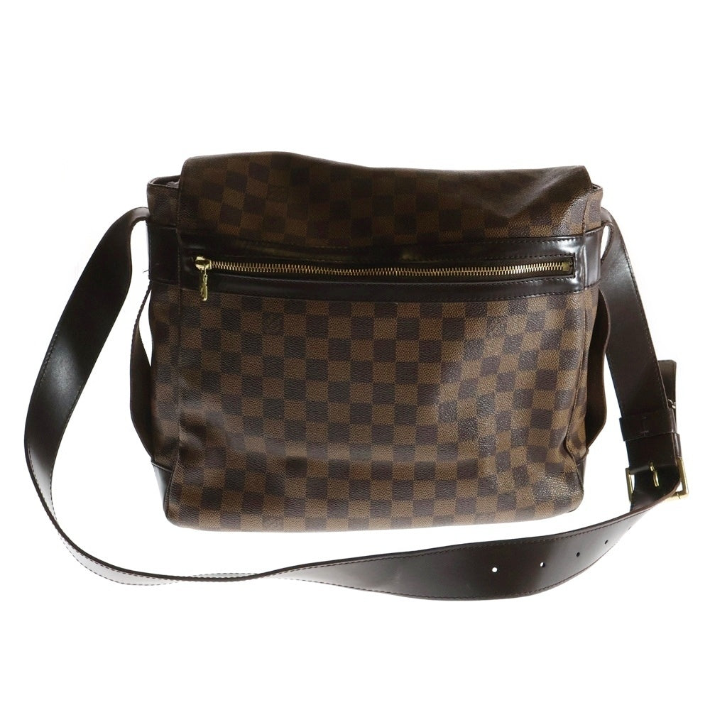 LOUIS VUITTON(ルイヴィトン) ダミエ バスティーユ ショルダーバッグ メッセンジャーバッグ ブラウン レザー×PVC ブラウン N45258