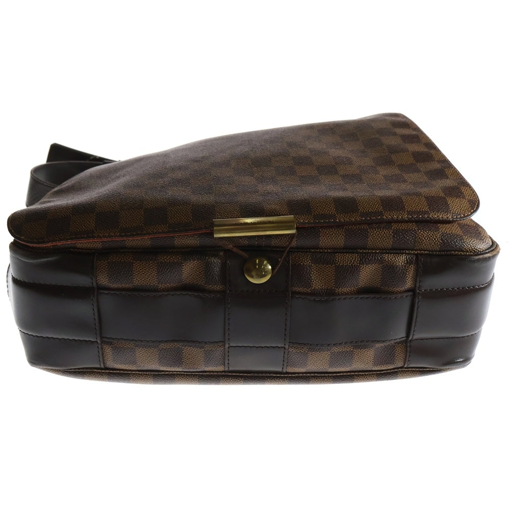 LOUIS VUITTON(ルイヴィトン) ダミエ バスティーユ ショルダーバッグ メッセンジャーバッグ ブラウン レザー×PVC ブラウン N45258