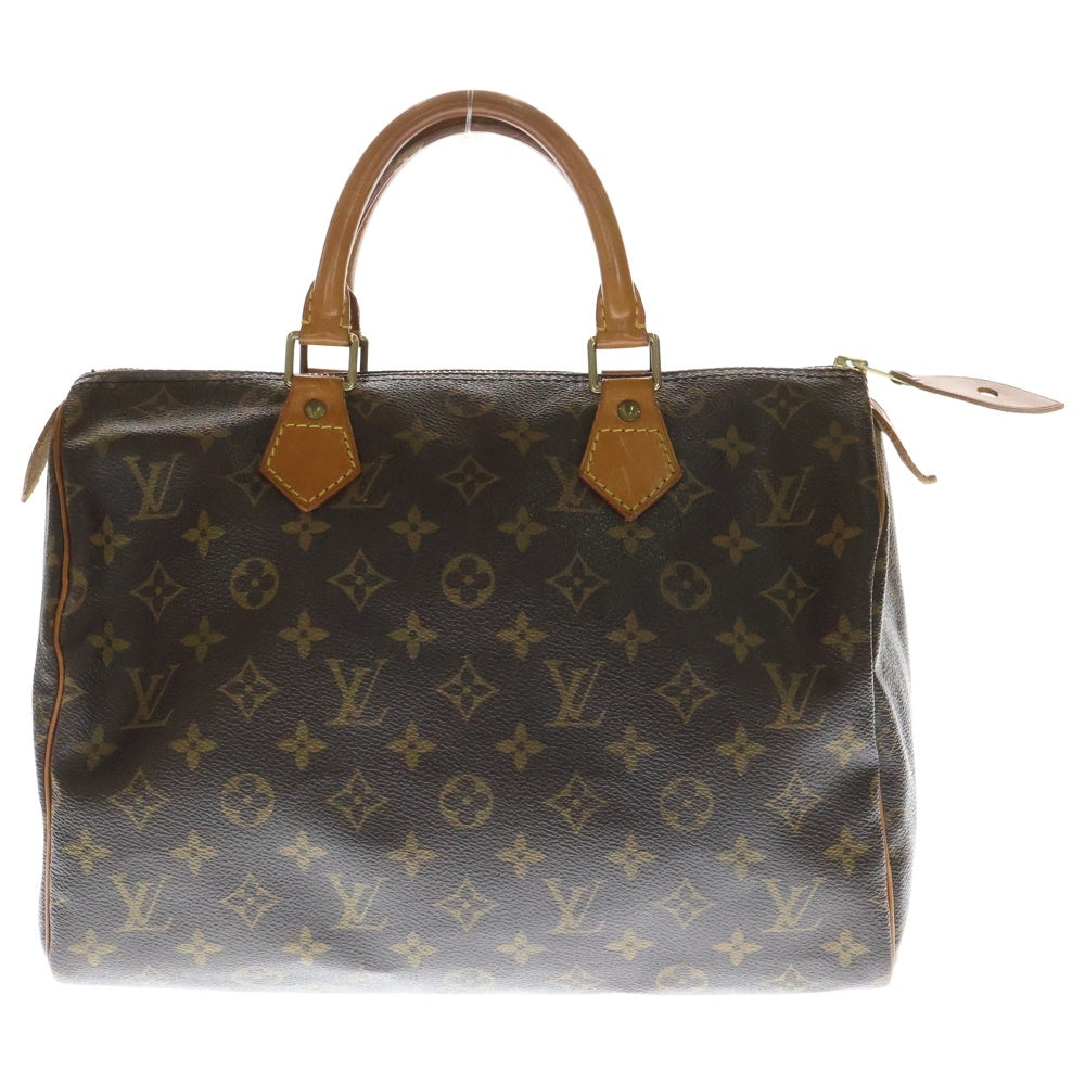 LOUIS VUITTON(ルイヴィトン) モノグラム スピーディ30 ハンドバッグ ミニボストンバッグ ブラウン ゴールド金具 レザー×PVC M41526