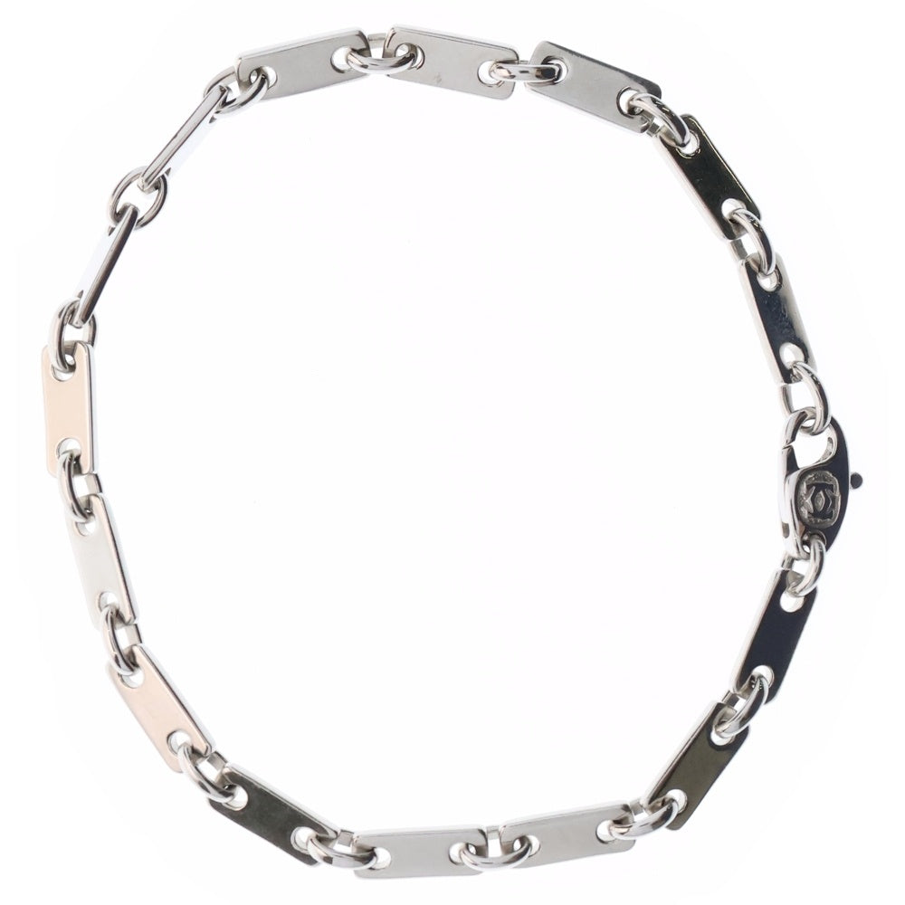 Cartier(カルティエ) フィガロ ラージ チェーンブレスレット K18WG ホワイトゴールド