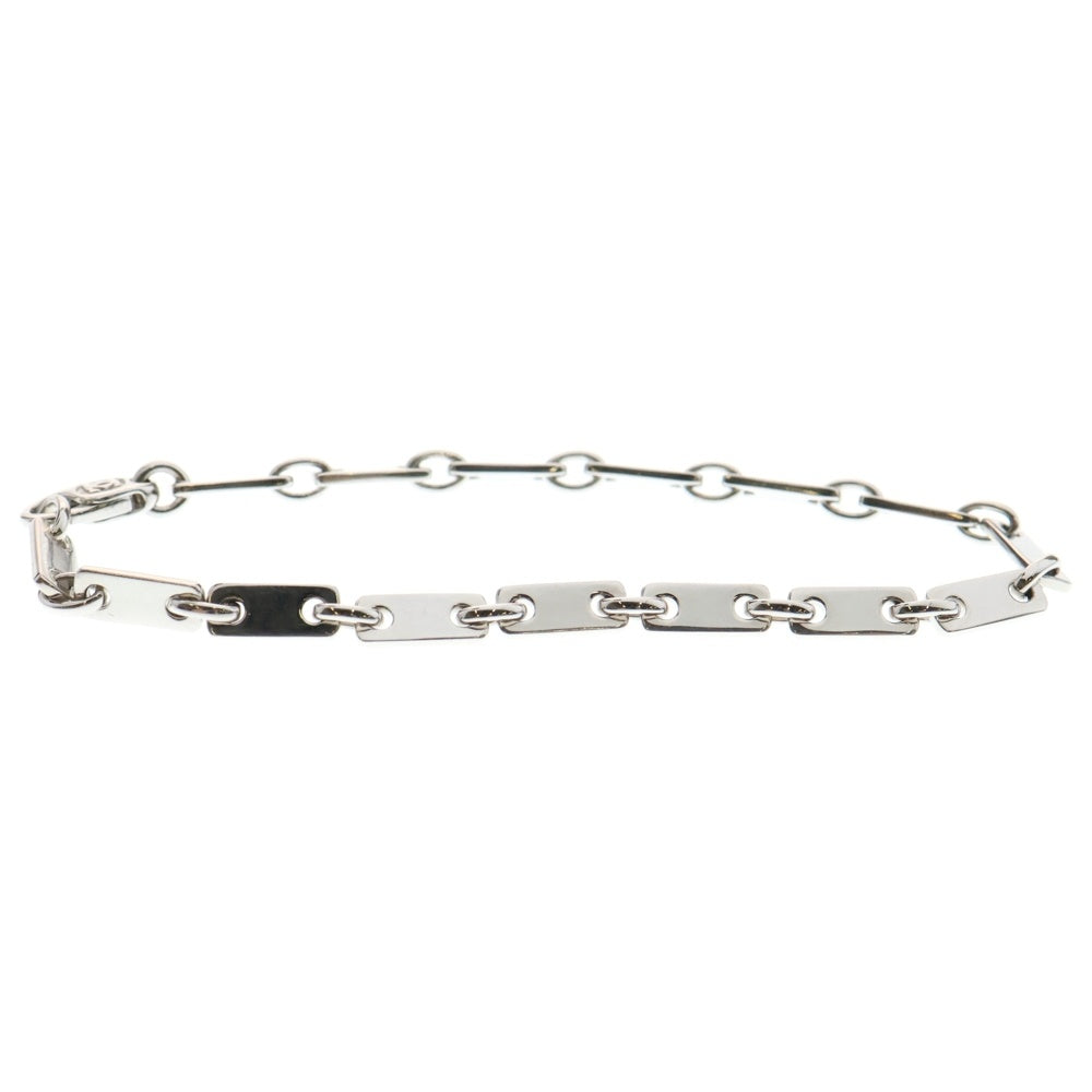Cartier(カルティエ) フィガロ ラージ チェーンブレスレット K18WG ホワイトゴールド