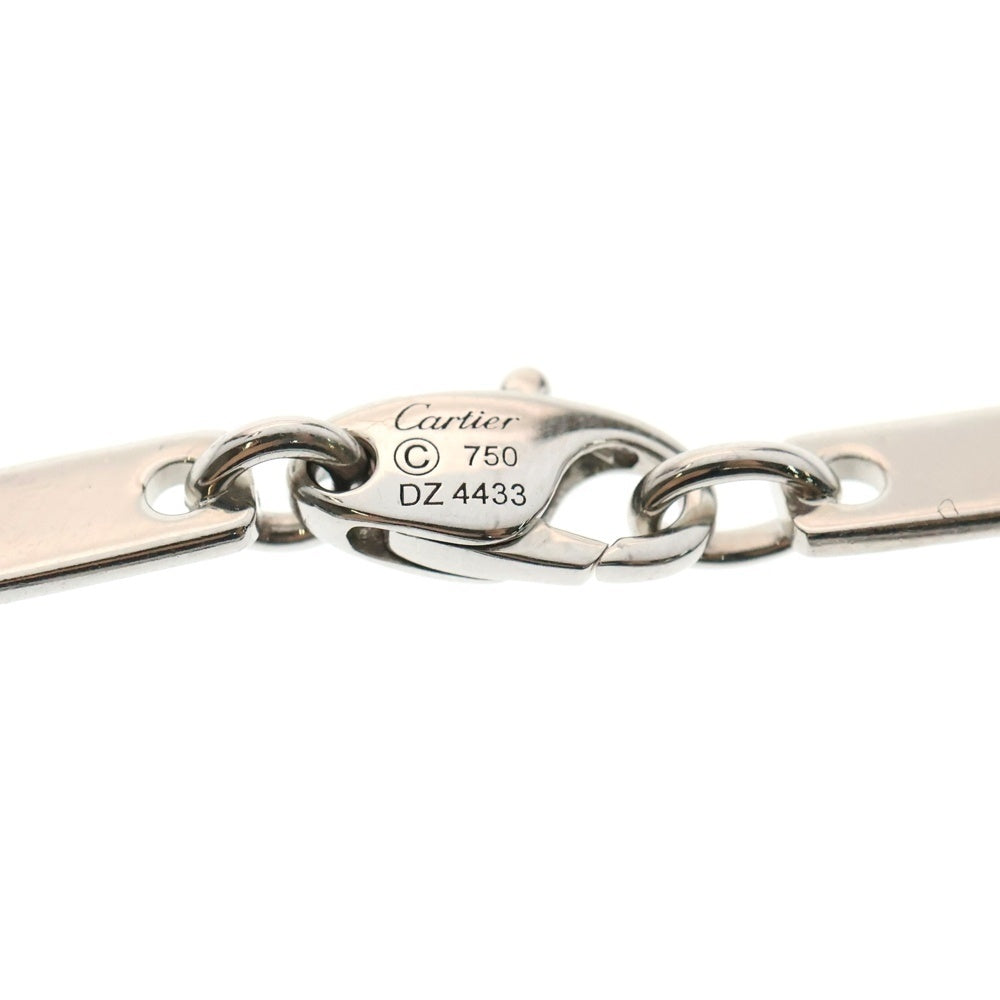 Cartier(カルティエ) フィガロ ラージ チェーンブレスレット K18WG ホワイトゴールド