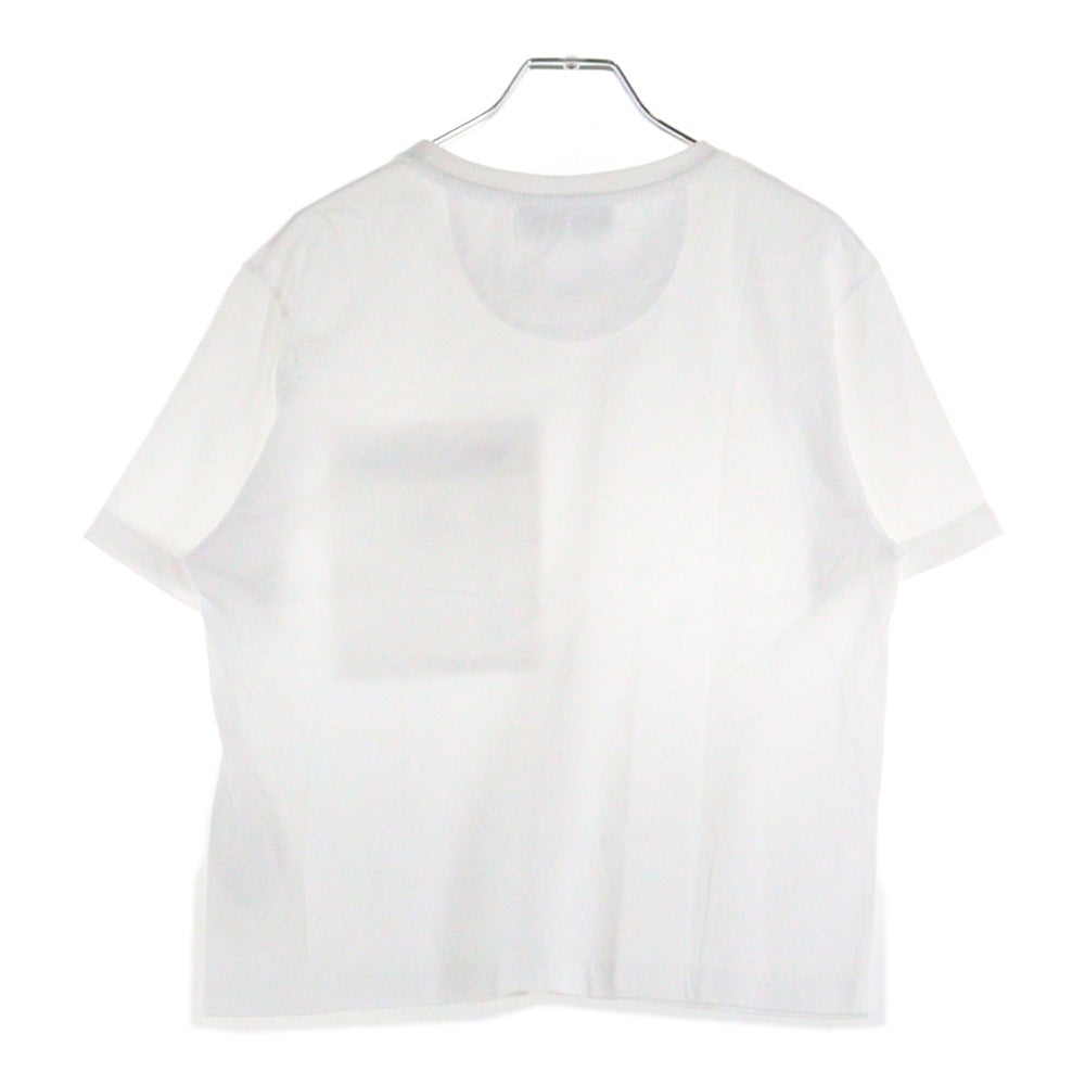 FENDI(フェンディ) ジップポケット ロゴ ショートスリーブカットソー 半袖Tシャツ ホワイト
