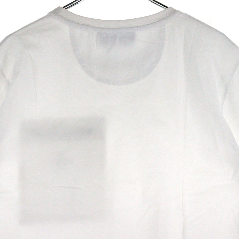 FENDI(フェンディ) ジップポケット ロゴ ショートスリーブカットソー 半袖Tシャツ ホワイト