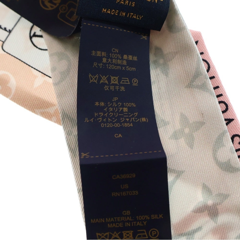 LOUIS VUITTON(ルイヴィトン) バンドー ライジング コンフィデンシャル スカーフ ピンク M77636