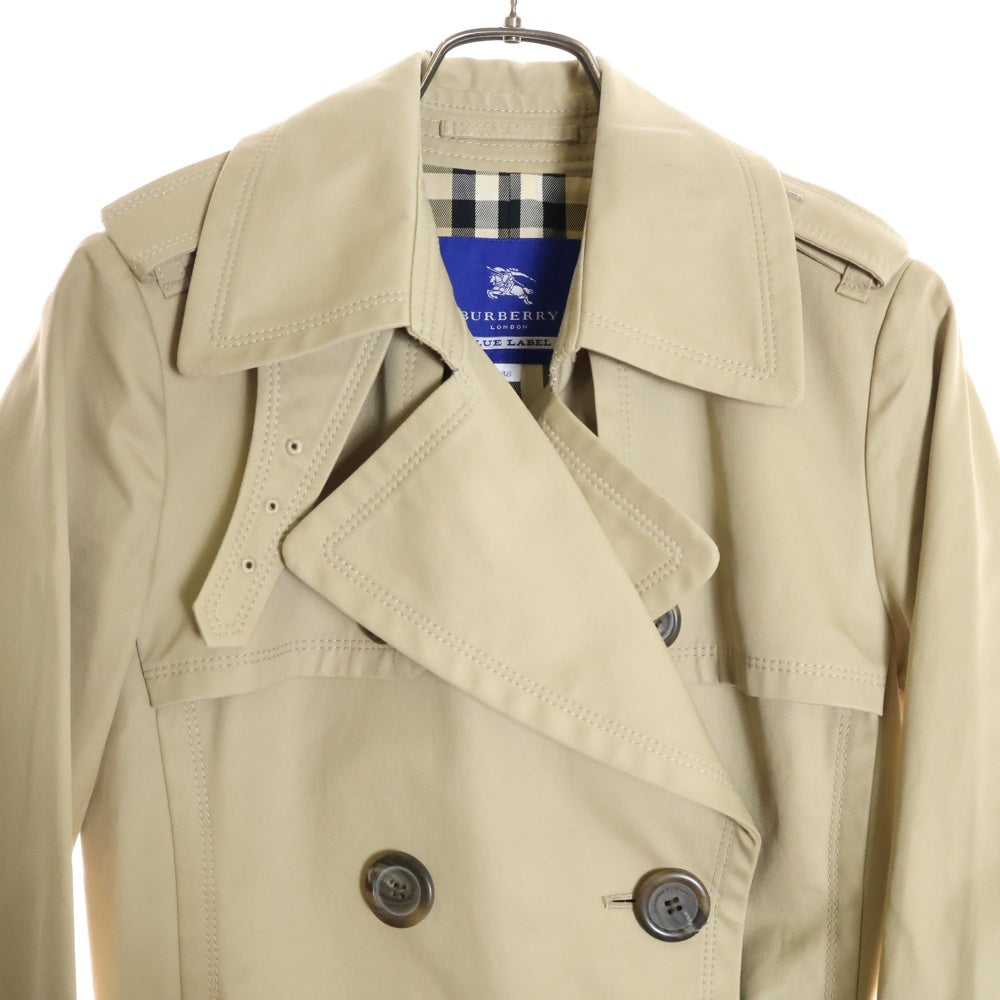 BURBERRY(バーバリー) 裏地ノバチェック総柄 コットン トレンチ ロング コート ベージュ FR526-125-40