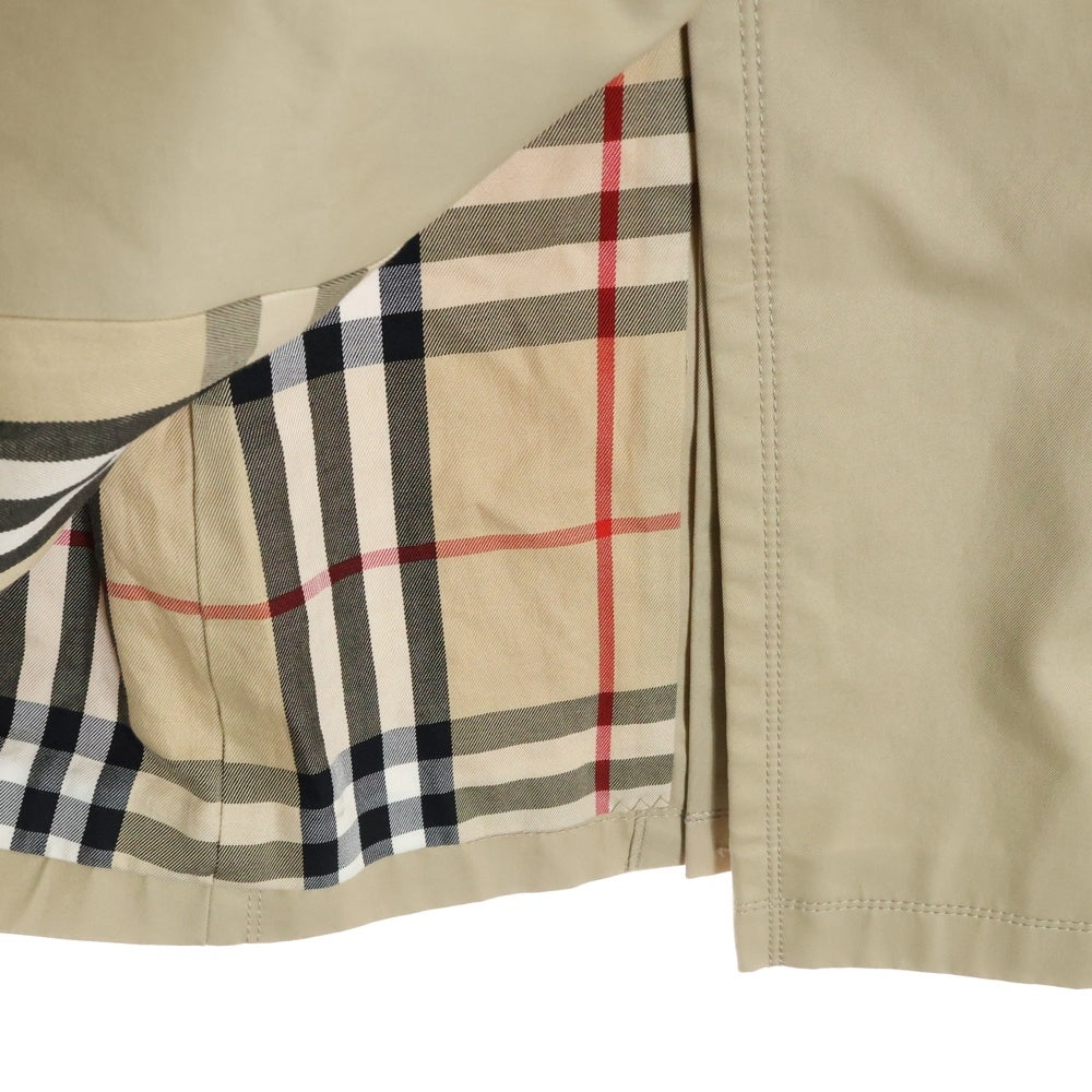BURBERRY(バーバリー) 裏地ノバチェック総柄 コットン トレンチ ロング コート ベージュ FR526-125-40