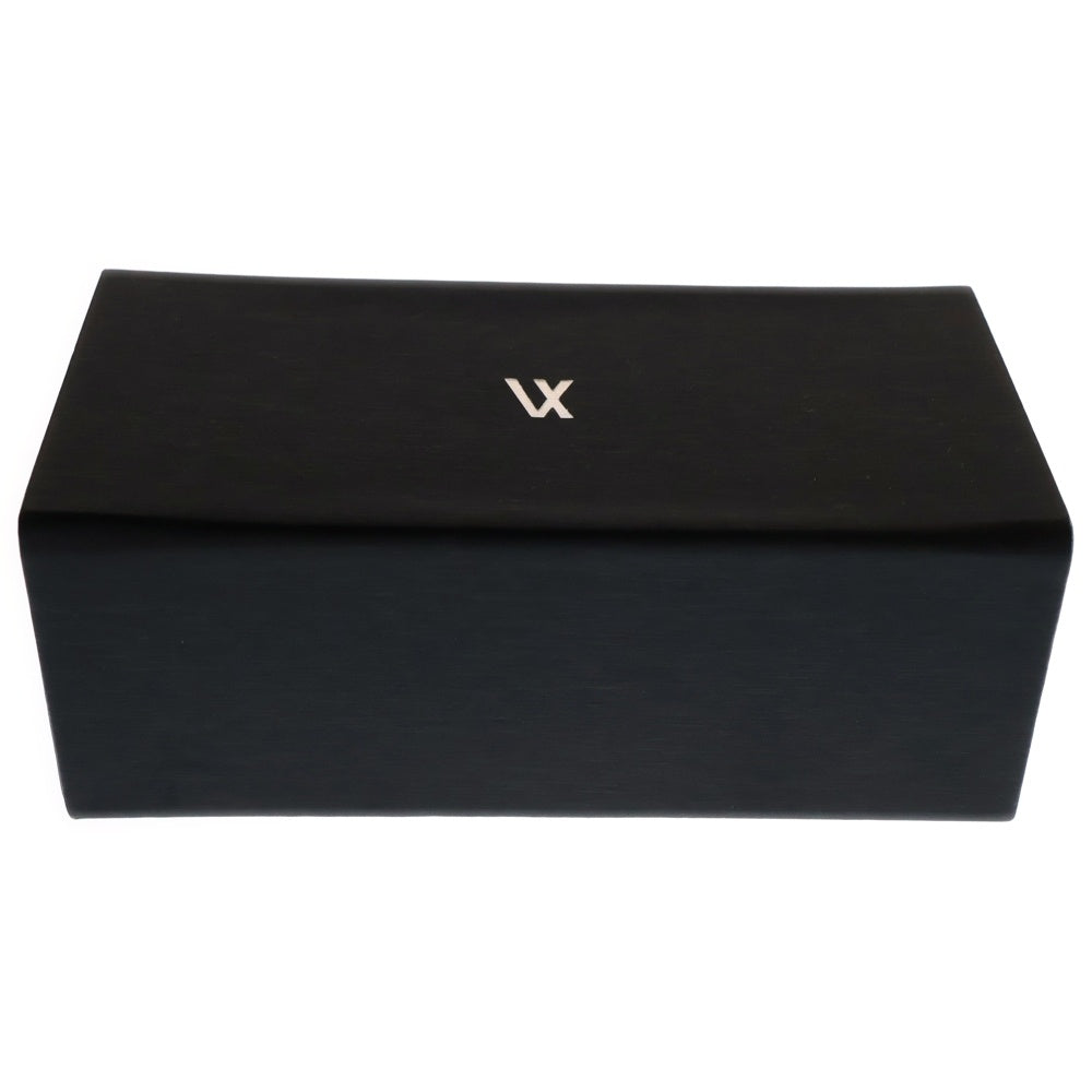 NO BRAND(ノーブランド) VARTIX サングラス ラウンドシェイプ ホワイト×ブラックフレーム グリーンレンズ VX-i-23bs