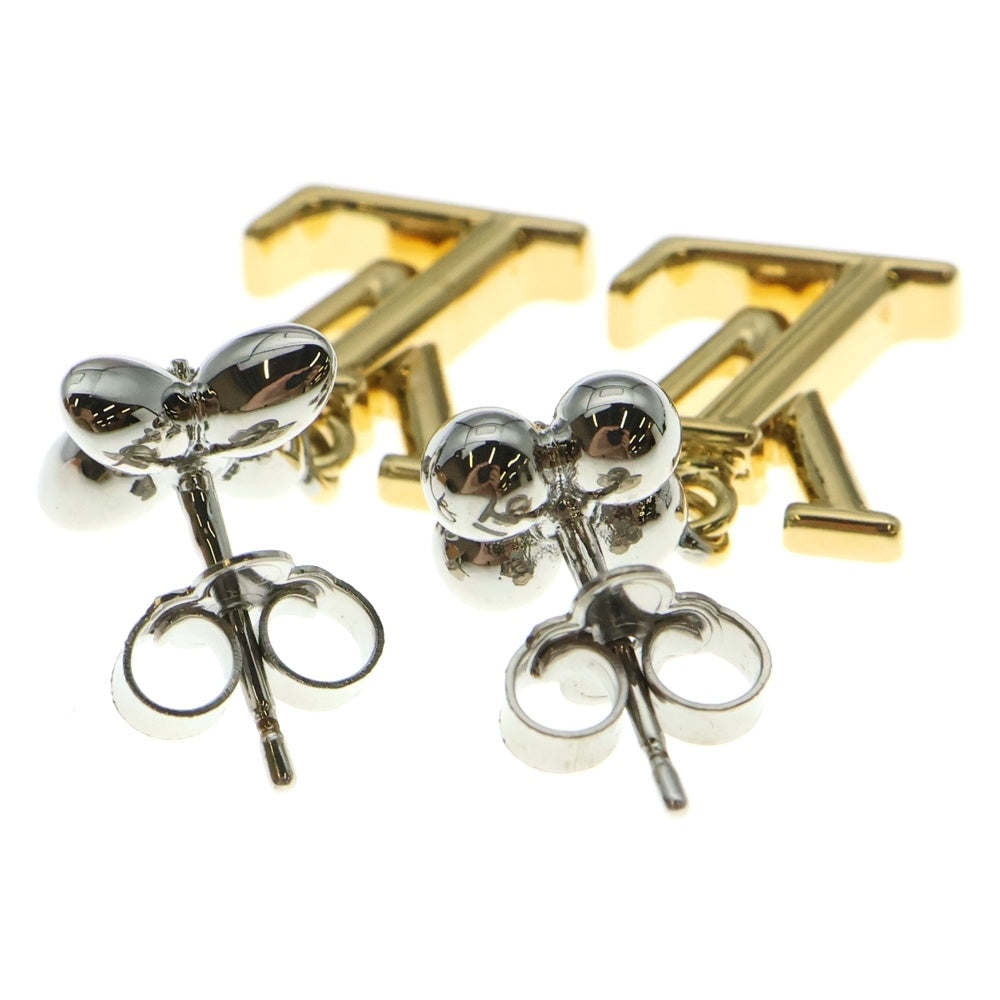 LOUIS VUITTON(ルイヴィトン) ピアス・パンダント LVアイコニックフラワー ピアス ゴールド×シルバー GP メタル M01287 アクセサリー レディース