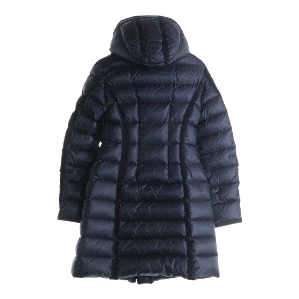 MONCLER(モンクレール) 16AW HERMINE エルミンヌ フーデッド ロングダウンジャケット コート ネイビー レディース B20934930005 53048
