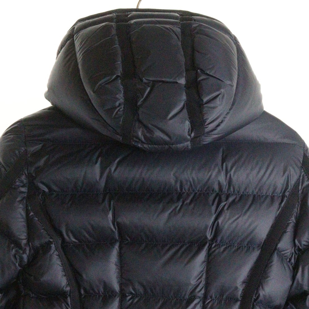 MONCLER(モンクレール) 16AW HERMINE エルミンヌ フーデッド ロングダウンジャケット コート ネイビー レディース B20934930005 53048