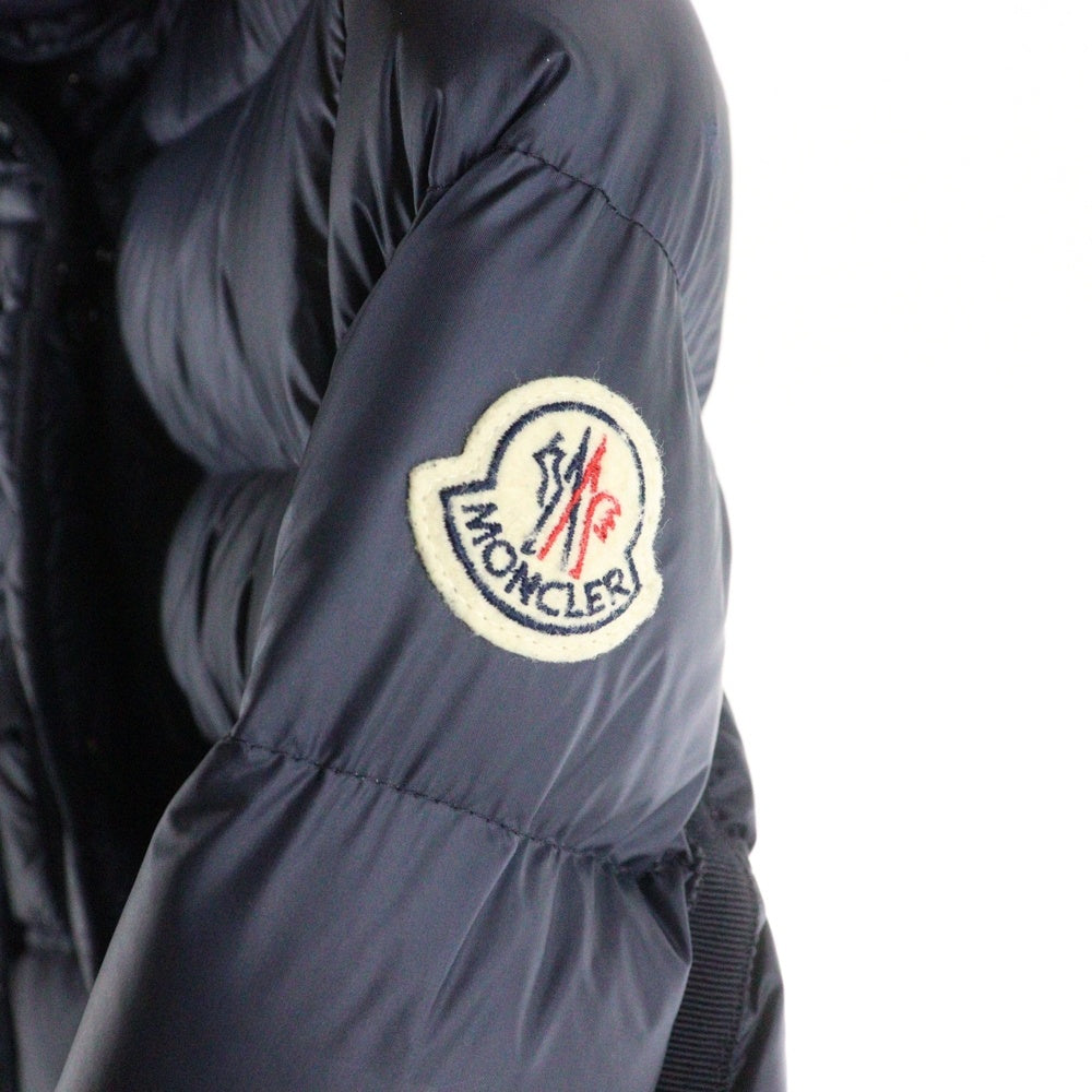 MONCLER(モンクレール) 16AW HERMINE エルミンヌ フーデッド ロングダウンジャケット コート ネイビー レディース B20934930005 53048
