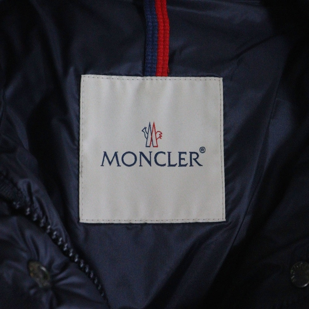 MONCLER(モンクレール) 16AW HERMINE エルミンヌ フーデッド ロングダウンジャケット コート ネイビー レディース B20934930005 53048