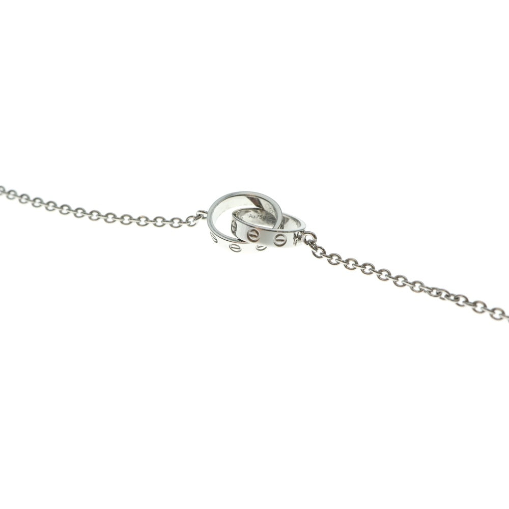 Cartier(カルティエ) ベビーラブ チェーンネックレス ペンダント Au750WG ホワイトゴールド レディース