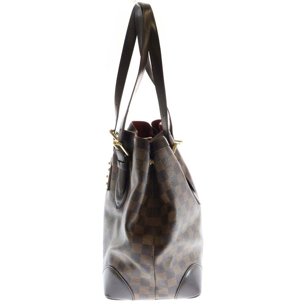 LOUIS VUITTON(ルイヴィトン) ダミエ ハムステッドMM ハンドバッグ トートバッグ ブラウン PVCレザー N51204