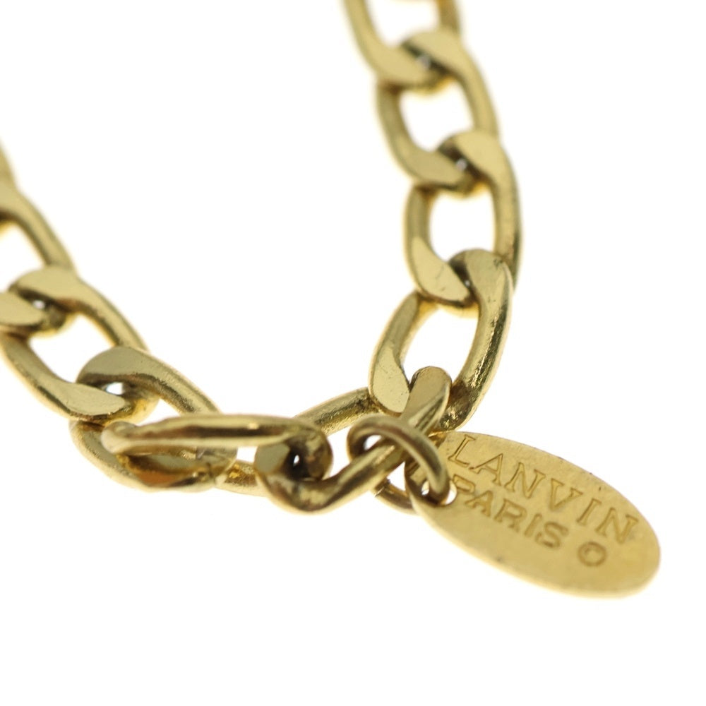 LAVNIN(ランバン) チャーム付チェーンペンダントネックレス ゴールド レディース