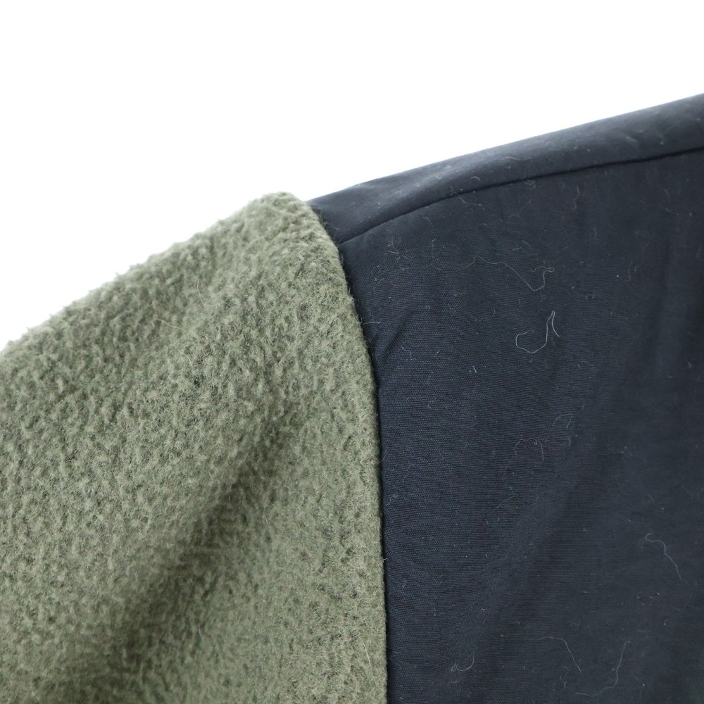 THE NORTH FACE(ザノースフェイス) DENALI JACKET ロゴパッチ付ナイロンフリースジャケット ブルゾン ブラック/カーキ NA72051