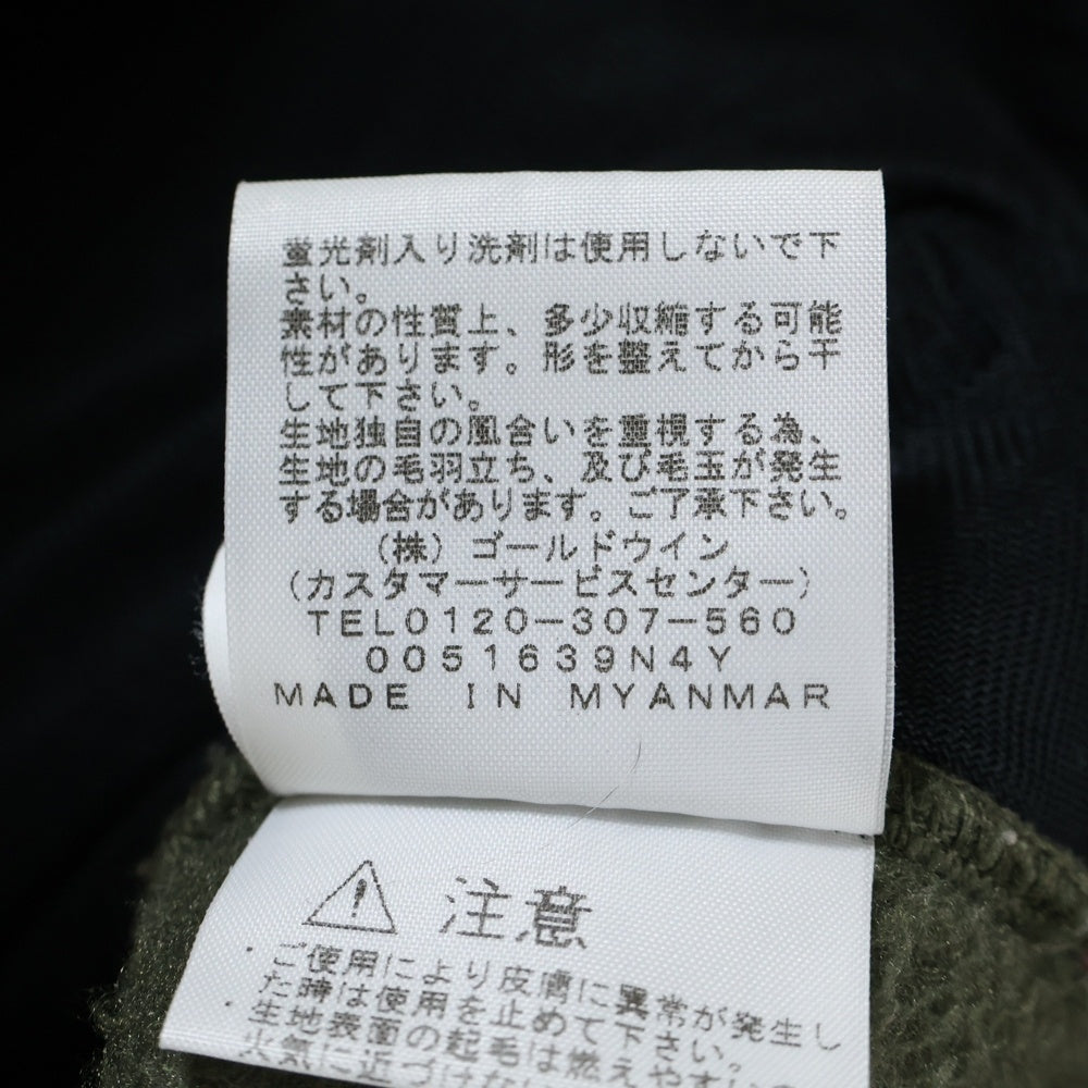 THE NORTH FACE(ザノースフェイス) DENALI JACKET ロゴパッチ付ナイロンフリースジャケット ブルゾン ブラック/カーキ NA72051