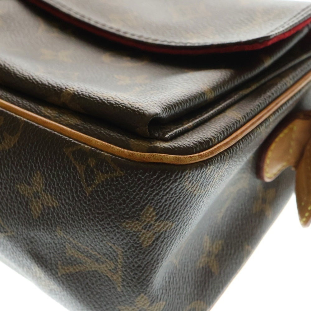 LOUIS VUITTON(ルイヴィトン) モノグラム ヴィバ シテMM ハンドバッグ ブラウン PVCレザー M51164