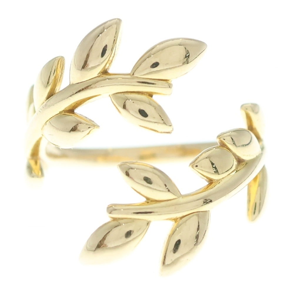 TIFFANY & Co.(ティファニー) オリーブ リーフ バイパス パロマピカソ リング 指輪 K18PG ピンクゴールド