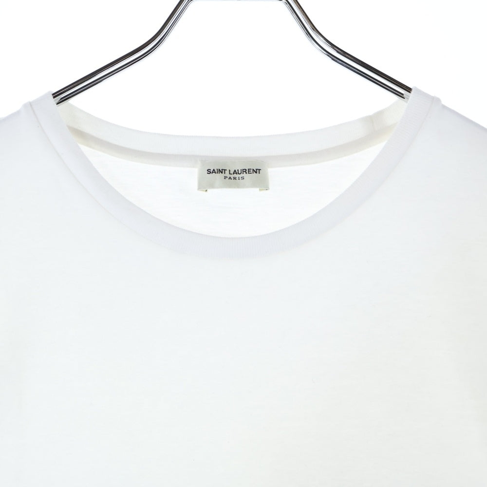 SAINT LAURENT PARIS(サンローランパリ) リバースロゴ ショートスリーブTシャツ ホワイト #53 663278