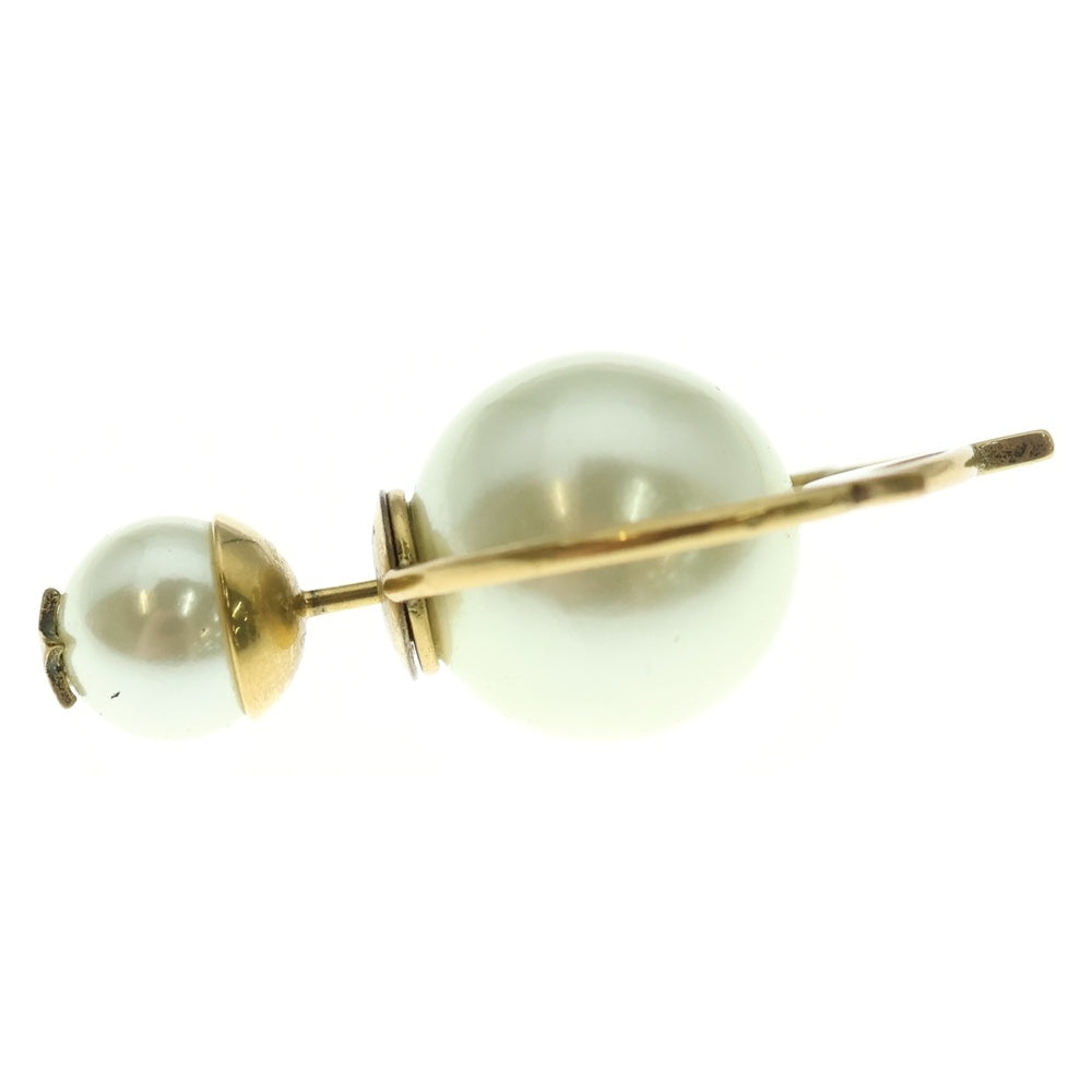 DIOR(ディオール) トライバル 惑星 スターモチーフ パールピアス ホワイト ゴールド