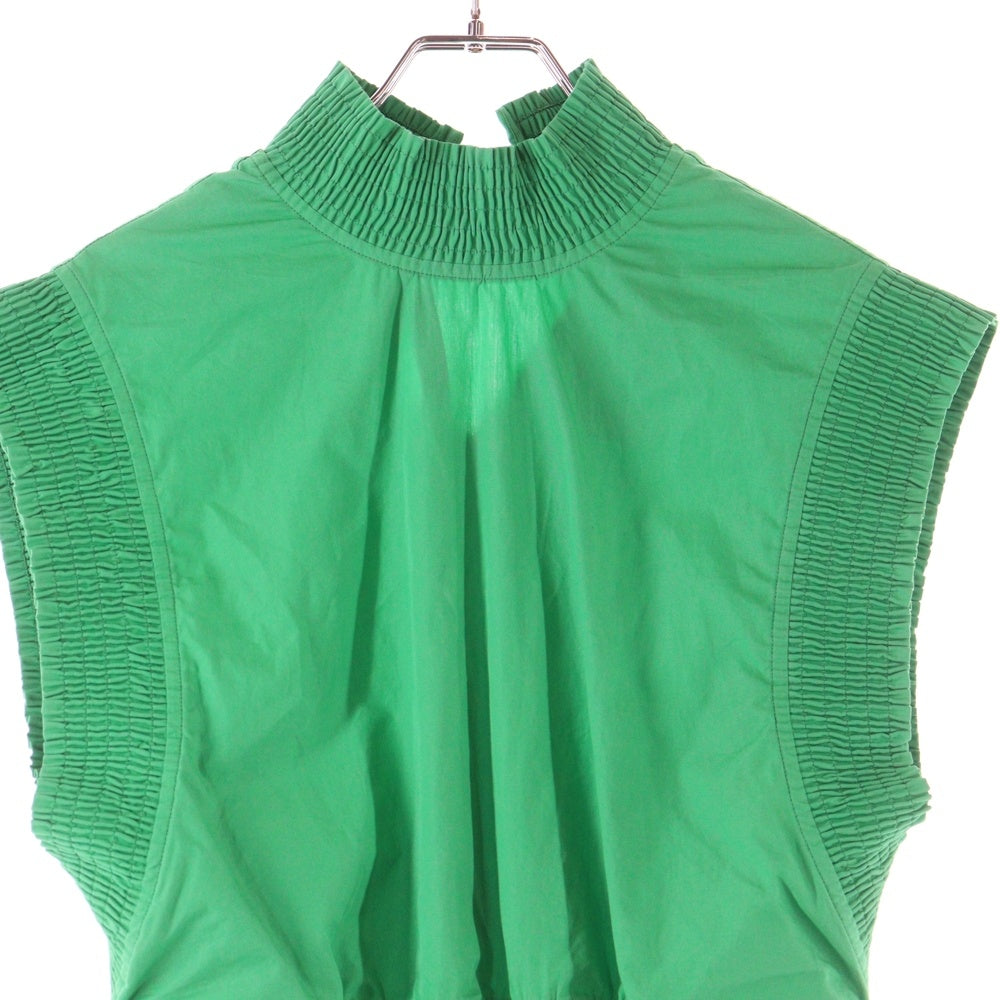 LOUIS VUITTON(ルイヴィトン) 23SS ラッフル トリム ノースリーブ プルオーバー ブラウス グリーン レディース RW231B XKG FOTO40