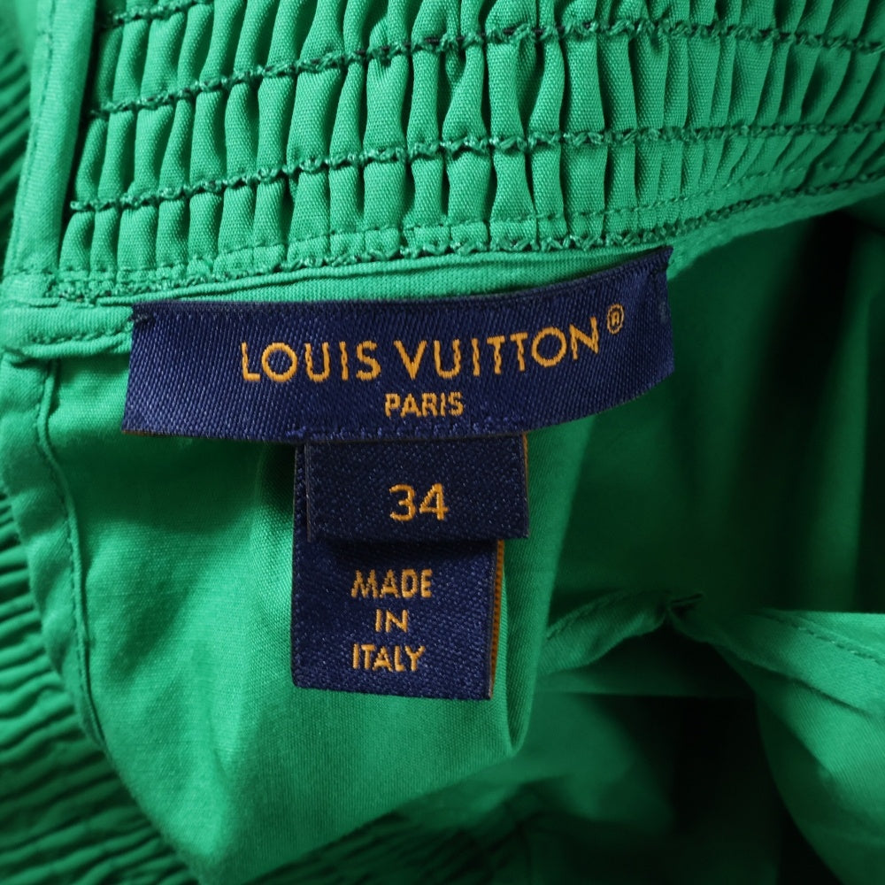 LOUIS VUITTON(ルイヴィトン) 23SS ラッフル トリム ノースリーブ プルオーバー ブラウス グリーン レディース RW231B XKG FOTO40