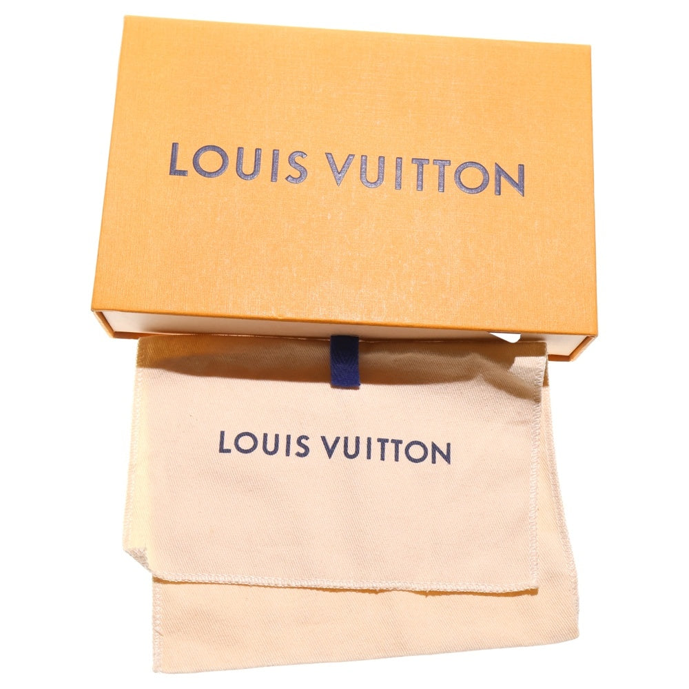 LOUIS VUITTON(ルイヴィトン) マヒナ ポルトフォイユ・クレア グリズリ 二つ折り財布 コンパクトウォレット ホワイト レザー M80903 シルバー金具