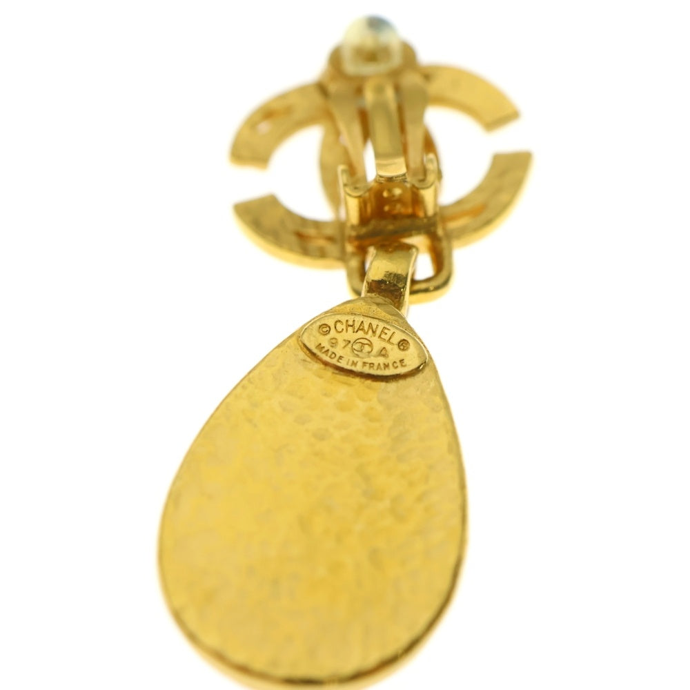 CHANEL(シャネル) ココマーク ドロップ パール イヤリング イヤーアクセサリー ゴールド 97A