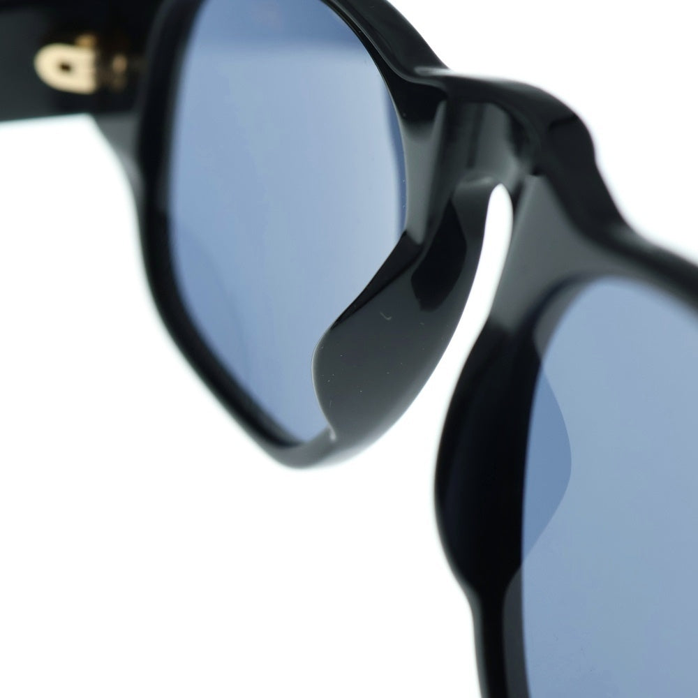 CHANEL(シャネル) ココマーク サングラス スモーク ブラックフレーム ブルーレンズ ゴールド金具 01452