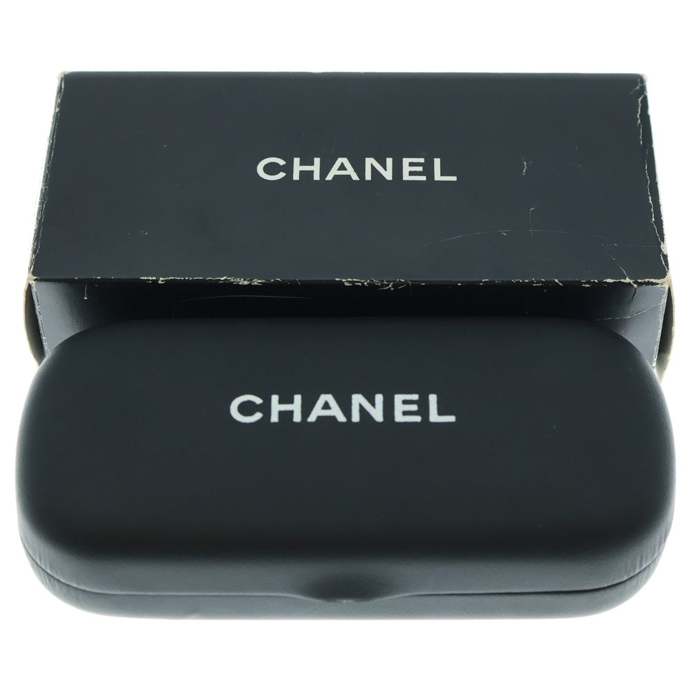 CHANEL(シャネル) ココマーク サングラス スモーク ブラックフレーム ブルーレンズ ゴールド金具 01452