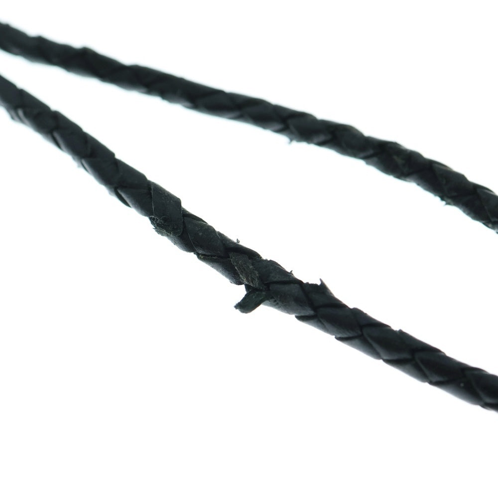 CHROME HEARTS(クロムハーツ) BOLOTIE OVALTINY タイニークラシックオーバルクロス ループタイ シルバー/ブラック BCA209