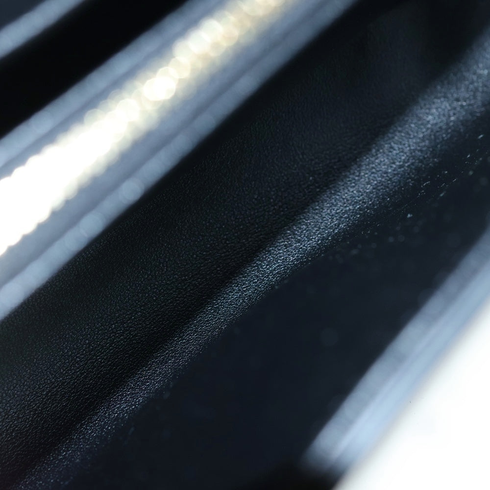 CELINE(セリーヌ) ヴィクトワール ミディアム 2WAYバッグ ハンドバッグ ショルダーバッグ チェーンバッグ ブラック サプルカーフスキン ゴールド金具