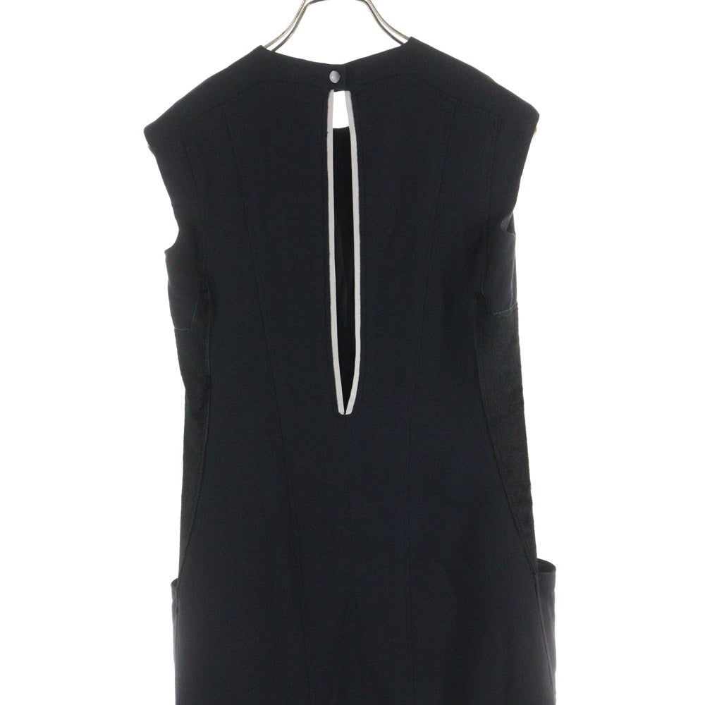 HELMUT LANG(ヘルムートラング) ハラコ レザー切り替え パッチワーク