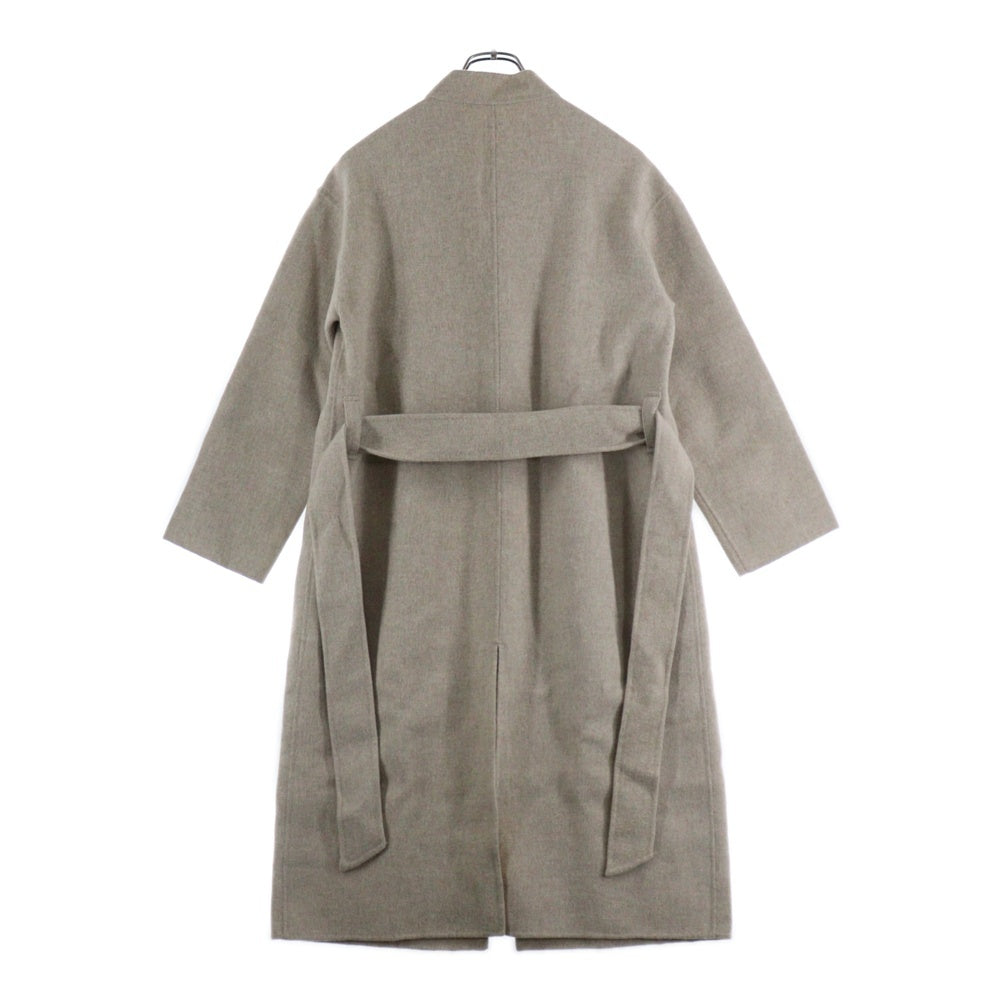 RON HERMAN(ロンハーマン) ウール スタンドカラー ガウン ロング コート ベージュ レディース 2810200002