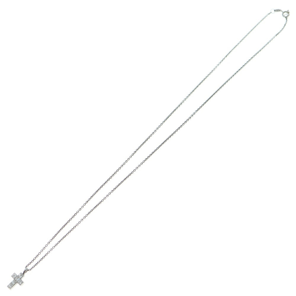 Cartier(カルティエ) プラチナ ダイヤモンド クロスネックレス Pt950