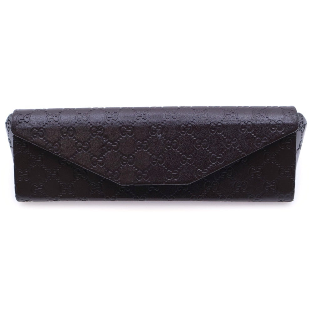 GUCCI(グッチ) GGロゴ インターロッキングGテンプル 眼鏡 アイウェア ワインレッド