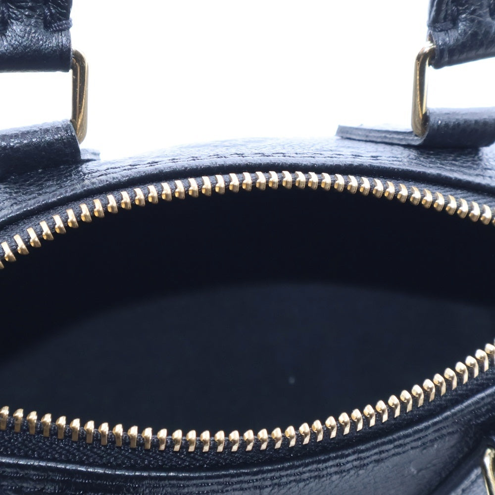 LOUIS VUITTON(ルイヴィトン) モノグラムアンプラント ナノ・スピーディ ノワール 2WAY レザーハンドバッグ ショルダーバッグ ブラック M82450