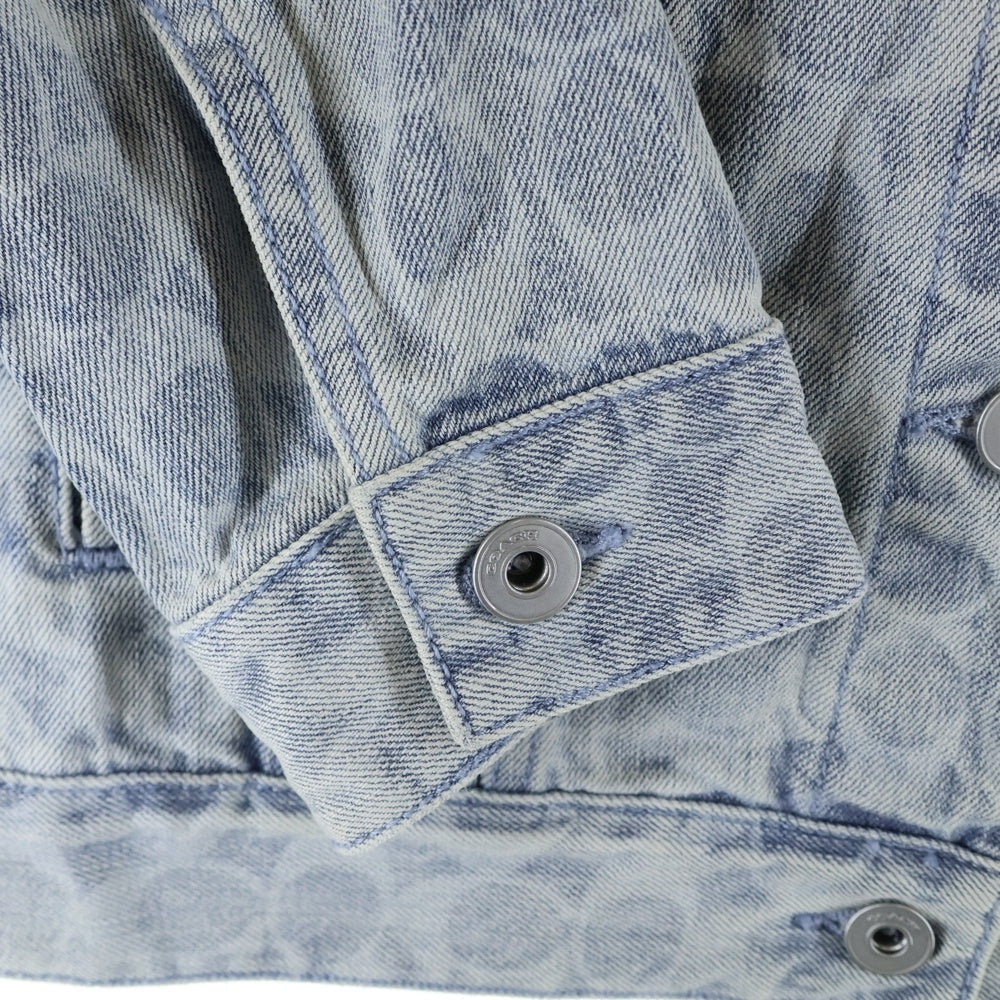 COACH(コーチ) シグネチャー レザーロゴパッチ デニム トラッカージャケット インディゴ 11695