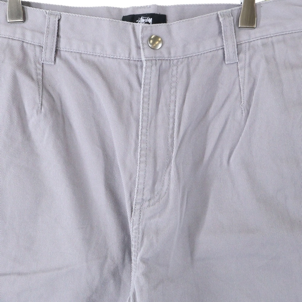 STUSSY(ステューシー) CHINO WORK PANT コットンチノ ストレート ワークパンツ グレー 116625