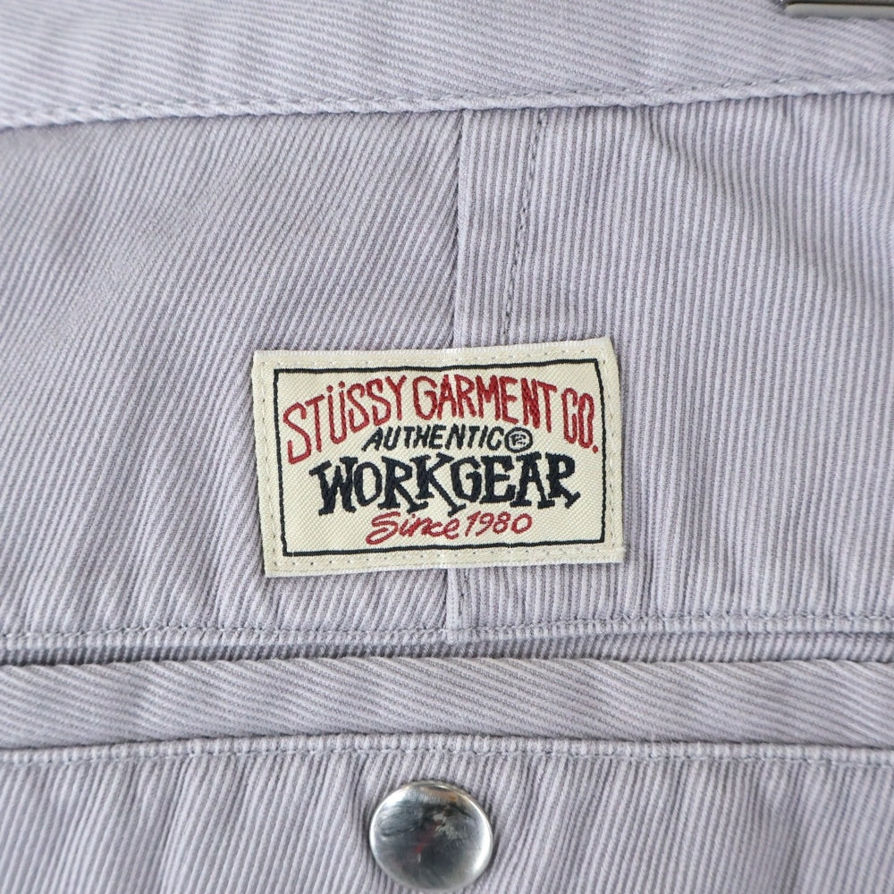 STUSSY(ステューシー) CHINO WORK PANT コットンチノ ストレート ワークパンツ グレー 116625