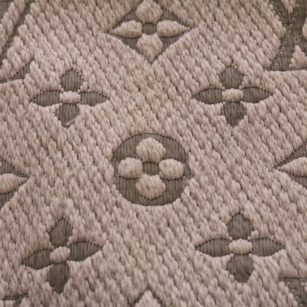 LOUIS VUITTON(ルイヴィトン) エシャルプ・ロゴマニア フリンジ マフラー ウール×シルク グリペルル ライトパープル M74742