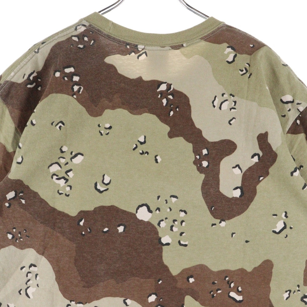 SUPREME(シュプリーム) 25SS Announcing Tee アナウンシング ハートロゴプリント チョコチップカモ 迷彩 クルーネック半袖Tシャツ カットソー
