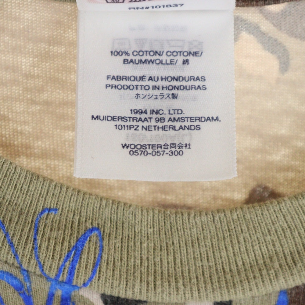 SUPREME(シュプリーム) 25SS Announcing Tee アナウンシング ハートロゴプリント チョコチップカモ 迷彩 クルーネック半袖Tシャツ カットソー