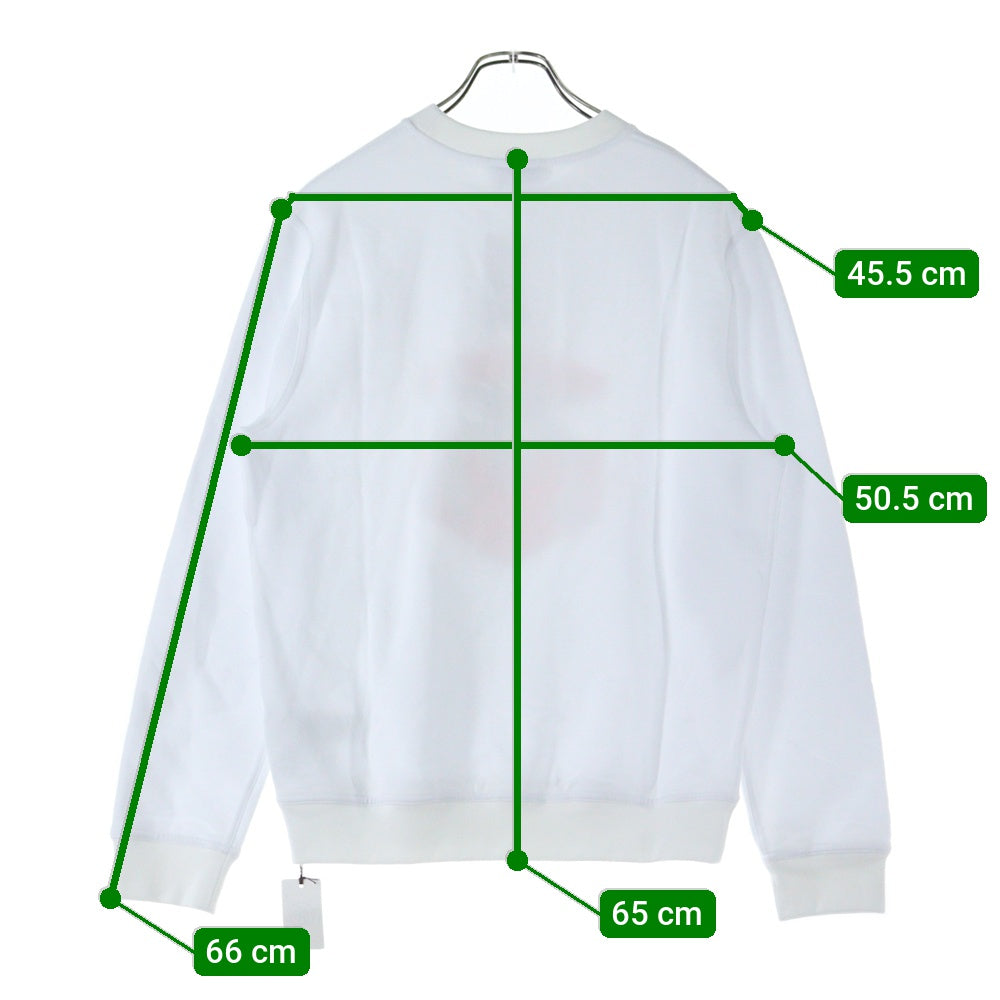 HERMES(エルメス) 24SS Boite Surprise ボワットシュルプリーズ サプライズボックス クルーネック長袖スウェットトレーナー ホワイト