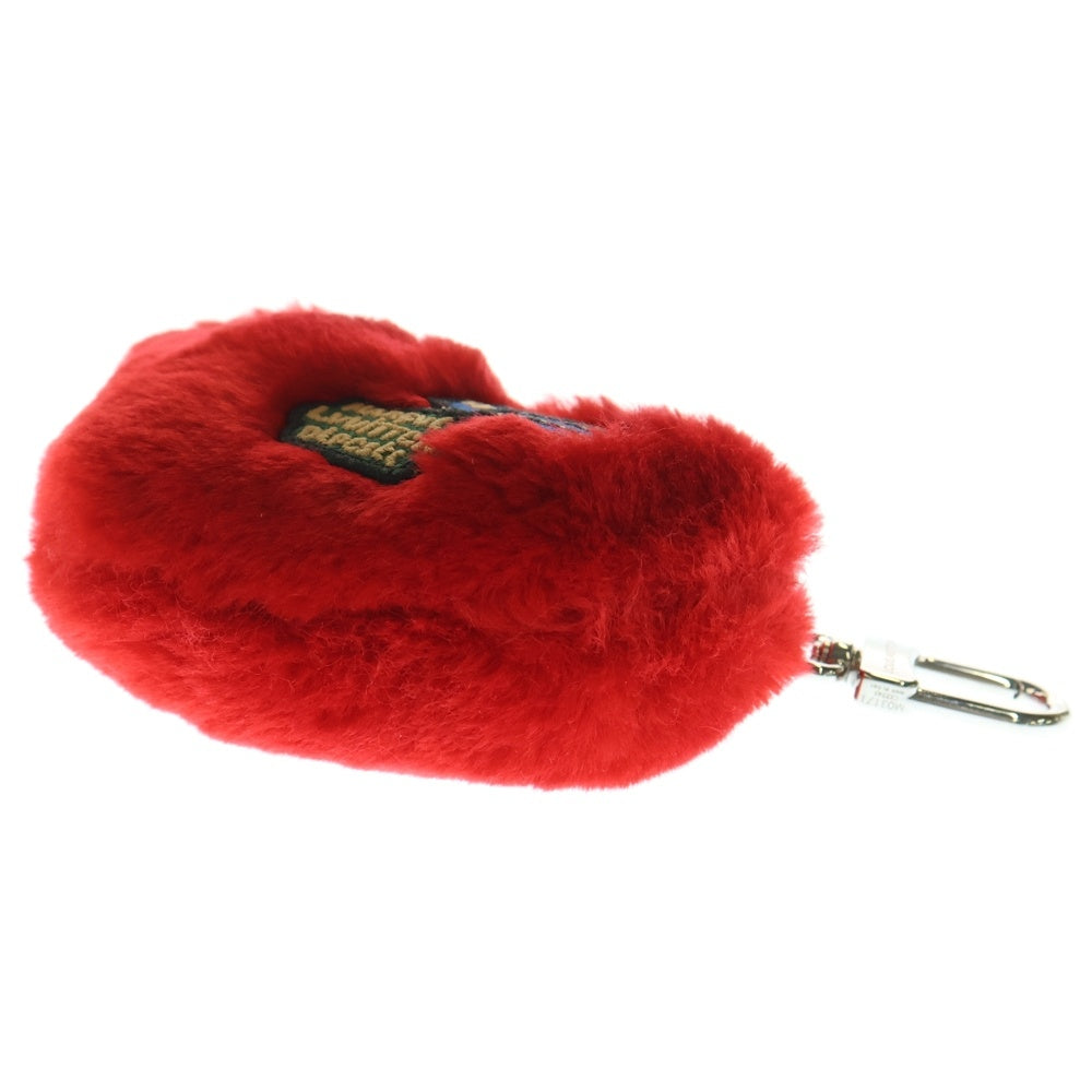 LOUIS VUITTON(ルイヴィトン) バッグチャーム LV ラッキーハート バッグチャーム キーリング キーホルダー バッグチャーム レッド シルバー金具