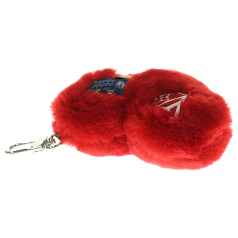 LOUIS VUITTON(ルイヴィトン) バッグチャーム LV ラッキーハート バッグチャーム キーリング キーホルダー バッグチャーム レッド シルバー金具